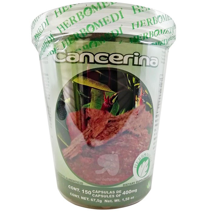 cancerina 150 capsulas herbomedi,cancerina en capsulas para cicatrizar