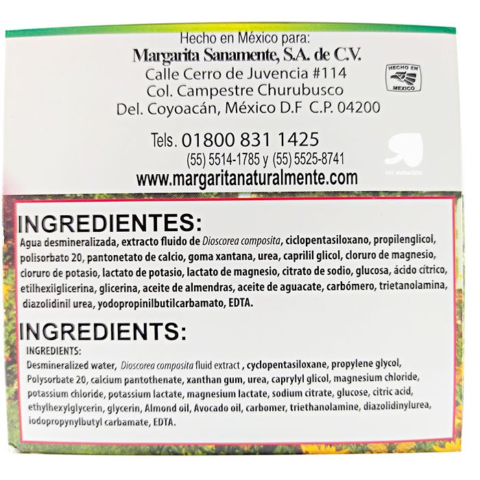 crema de camote silvestre margarita,crema de camote silvestre sin parabenos,crema de camote para la menopausia,crema de camote silvestre margarita