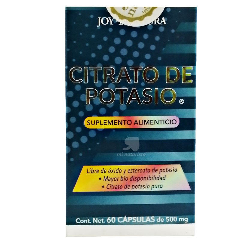 Citrato de potasio 60 capsulas - Joy Natura;Citrato de potasio 60 capsulas - Joy Natura;Citrato de potasio 60 capsulas - Joy Natura;Citrato de potasio 60 capsulas - Joy Natura