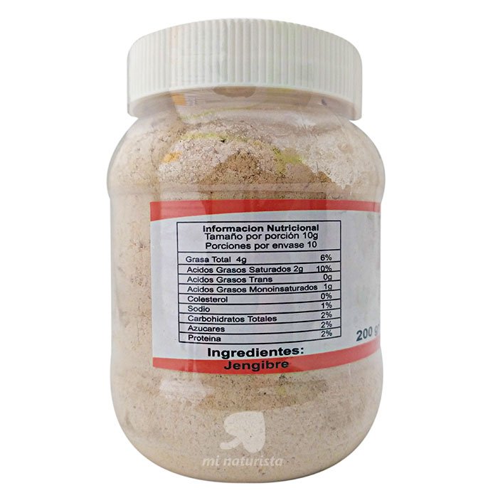 Jengibre polvo 200 gramos - Mix natura para la gripe y tos;Jengibre polvo 200 gramos para problemas del estomago;Jengibre polvo 200 gramos para bajar de peso