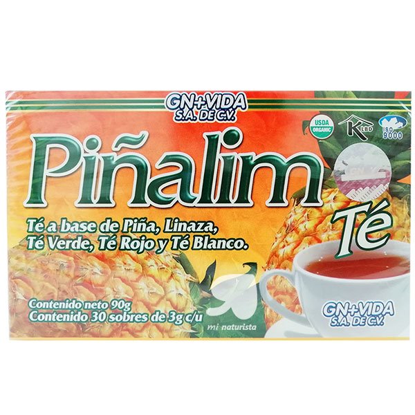 piñalim té 30 sobres;piñalim té caja;piñalim té 30 sobres;piñalin gn+v;Tienda naturista Piñalim te 30 sobres