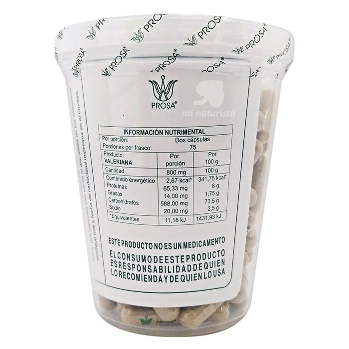 Valeriana capsulas 150 para dormir;Valeriana capsulas para los nervios y ansiedad;Valeriana capsulas para relajar