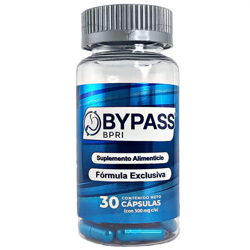 Bypass Bpri Azul 30 Caps 10pz Inhibidor De Apetito Natural | Meses sin Bypass Bpri Azul 30 Caps 10pz Inhibidor De Apetito Natural | Meses sin