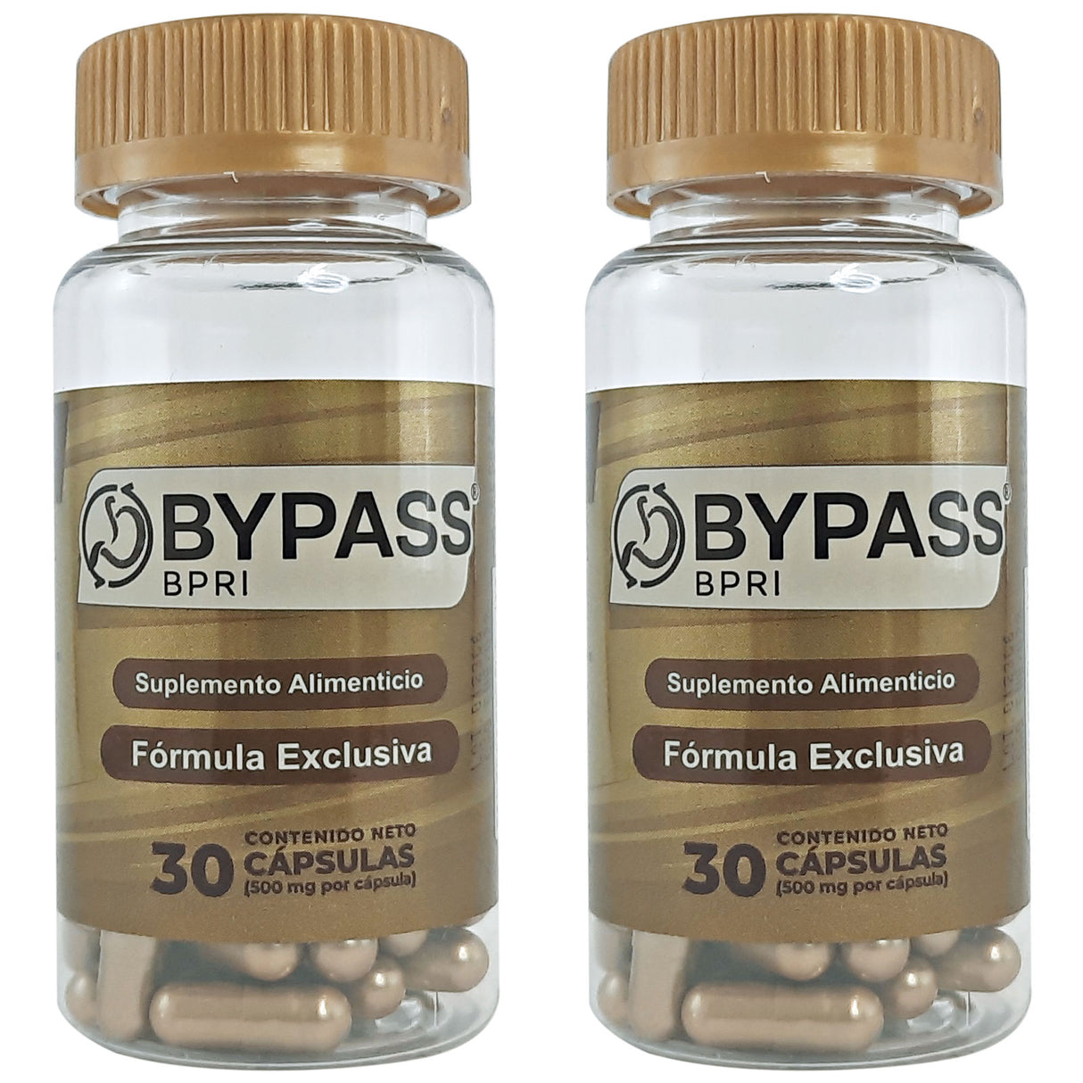 Bypass Bpri 30 capsulas 500 mg - Perdida de Peso Natural