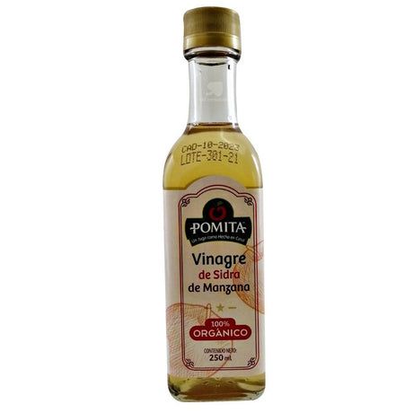 Vinagre de Sidra de Manzana Orgánico 250ml Pomita;Vinagre de Sidra de Manzana Orgánico 250ml Pomita;Vinagre de Sidra de Manzana Orgánico 250ml Pomita