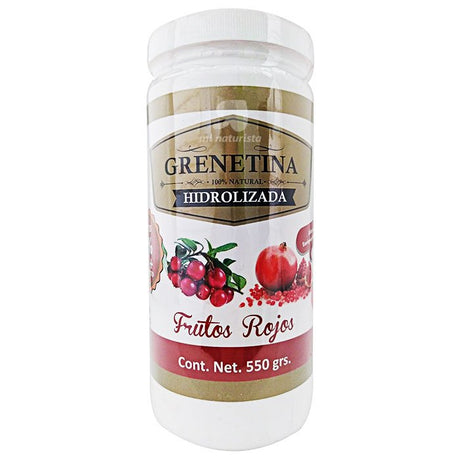 Grenetina hidrolizada frutos rojos;Grenetina hidrolizada frutos rojos para articulaciones;Grenetina hidrolizada frutos rojos para huesos;Grenetina hidrolizada sabor frutos rojos 550 gramos;Grenetina hidrolizada sabor frutos rojos 550 gramos para articulaciones;Grenetina hidrolizada sabor frutos rojos 550 gramos para dolor de rodilla