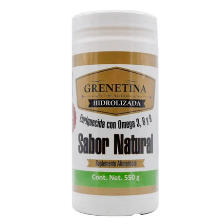 grenetina hidrolizada natural;grenetina hidrolizada pretty 550 gr;grenetina hidrolizada pretty bee en polvo;Grenetina Hisrolizada sabor Natural 550 gr - Preety