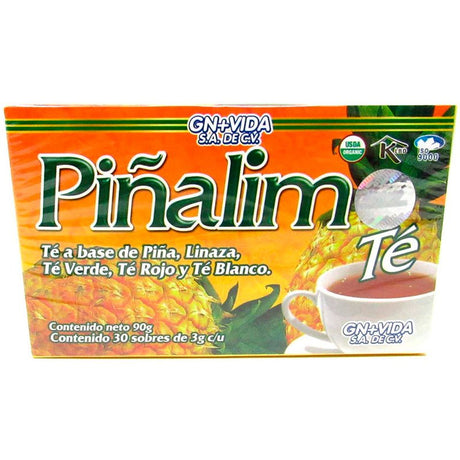 piñalim té 30 sobres;piñalim té caja;piñalim té 30 sobres;piñalin gn+v;Tienda naturista Piñalim te 30 sobres