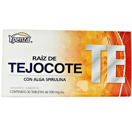 Raíz de tejocote 30 tabletas Ypenza,Raíz de tejocote 30 tabletas Ypenza: para acelerar el metabolismo,Raíz de tejocote 30 tabletas Ypenza para bajar de peso