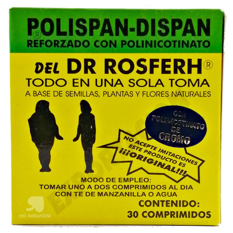 Polispan Dispan 30 comprimidos - Dr Rosferh;Polispan Dispan 30 comprimidos - Dr Rosferh;Polispan Dispan 30 comprimidos - Dr Rosferh